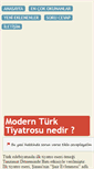 Mobile Screenshot of modern-turk-tiyatrosu.bunedir.org