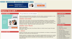 Desktop Screenshot of dusunce-yazisi.bunedir.org