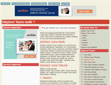 Tablet Screenshot of dusunce-yazisi.bunedir.org