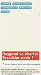 Mobile Screenshot of duygusal-ve-abartili-sozcukler.bunedir.org