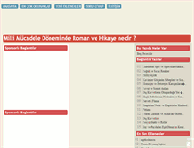 Tablet Screenshot of milli-mucadele-doneminde-roman-ve-hikaye.bunedir.org