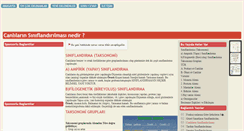 Desktop Screenshot of canlilarin-siniflandirilmasi.bunedir.org